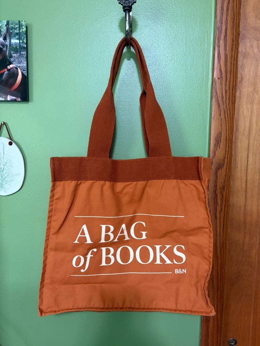 A Bag of Books Orange Tote
